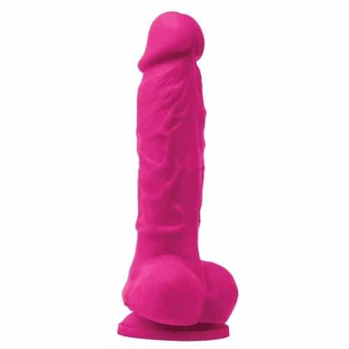 Colours Pleasures 5 Inch Pink Suction Cup Dildo. Slide 12