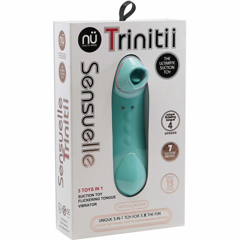 Nu Sensuelle Trinitii 26-Function Flickering Tongue Vibrator with Suction