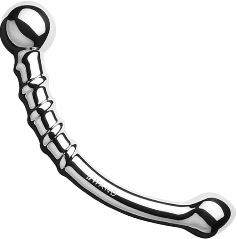 Le Wand Bow Double Sided Dildo - More Silver Anal Toys to Please Your Booty