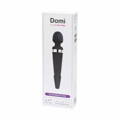 Lovense Domi 2 App Controlled Rechargeable Mini Wand Vibrator. Slide 14