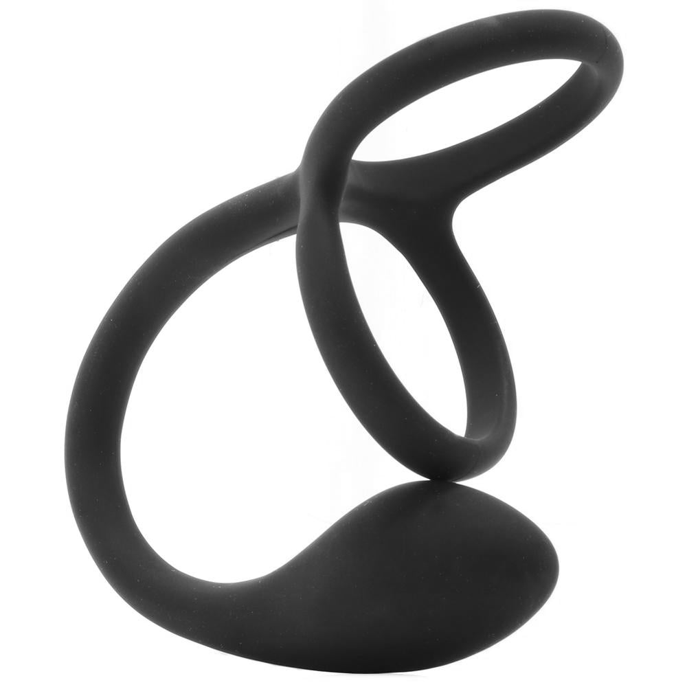 Product My Cock Ring With Butt Plug in Black			 			