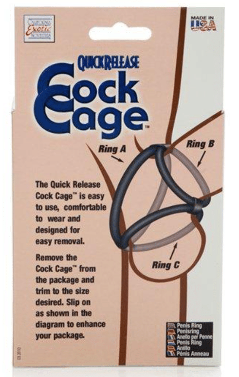 Quick Release Cock Cage. Slide 3