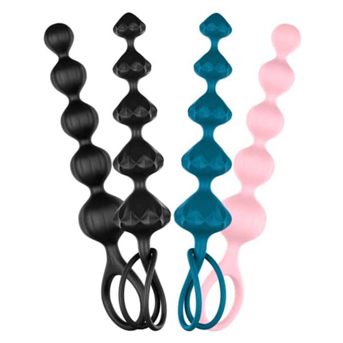 Satisfyer Soft Silicone Anal Beads Set. Slide 11