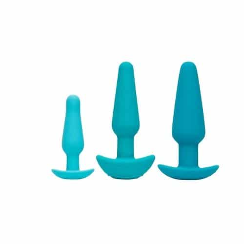 B-Vibe Rechargeable Anal Training and Education Butt Plug Set (5 Piece). Slide 5