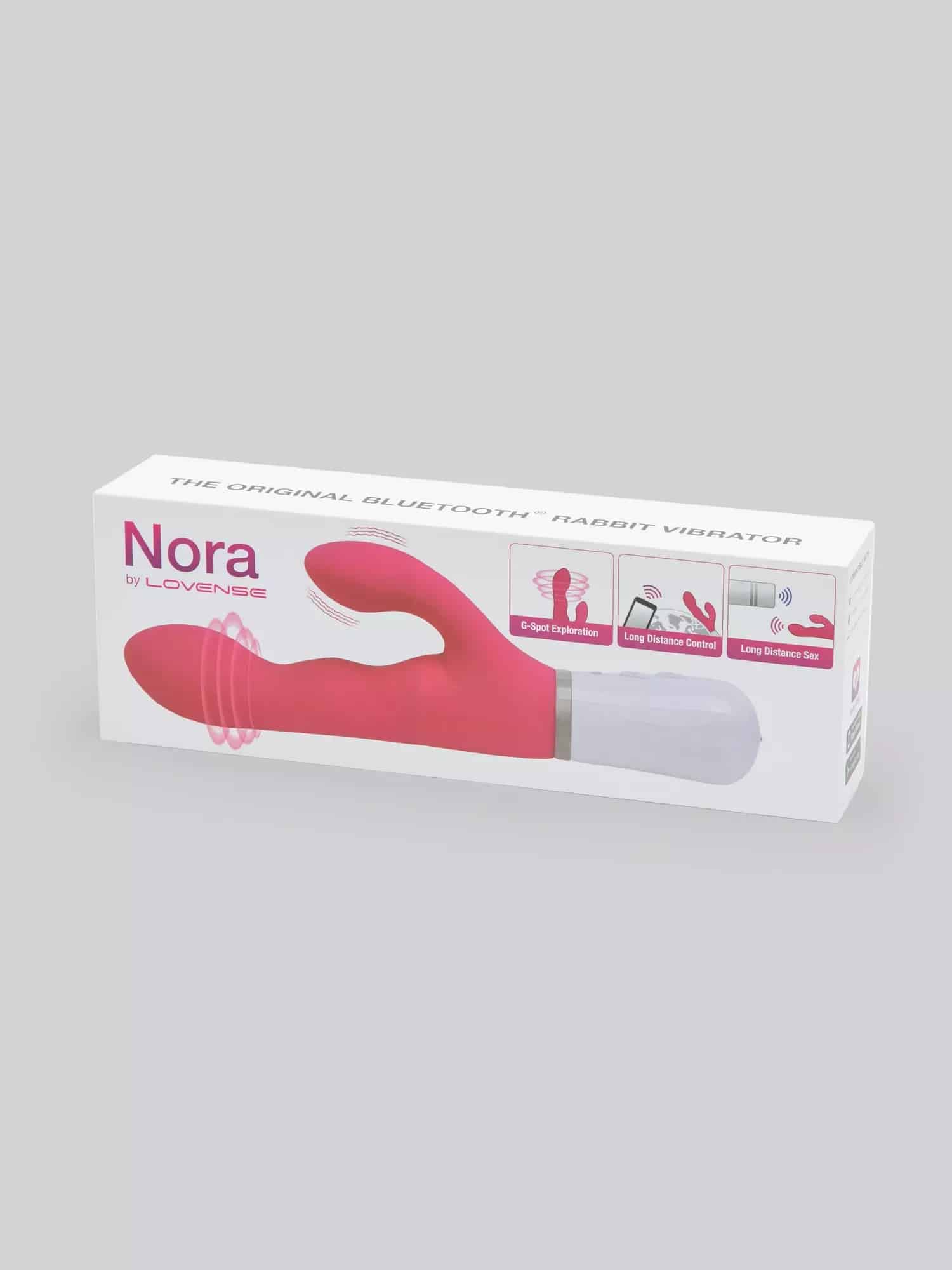 Lovense Nora App Controlled Rechargeable Rotating Rabbit Vibrator. Slide 16