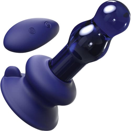 Icicles No.83 Rechargeable Glass Vibrator Remote Control - Blue Review