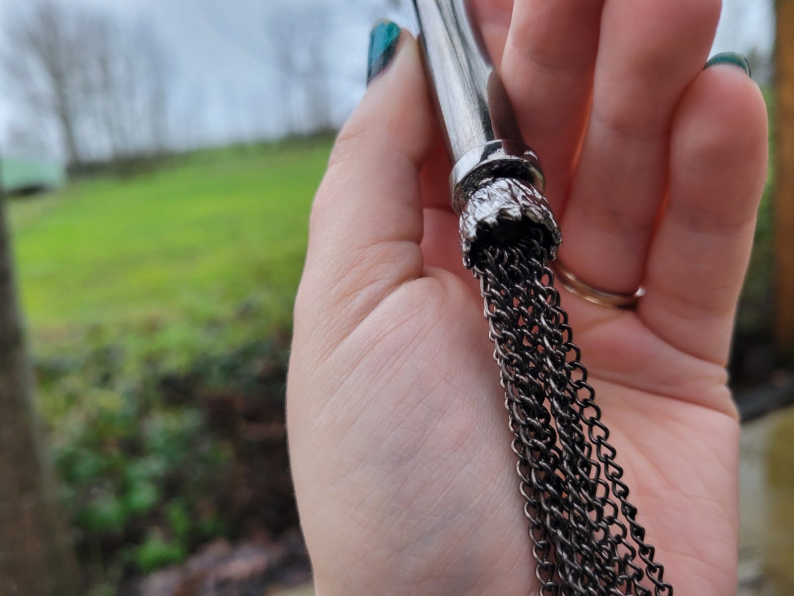 My Personal Experiences with Midnight Jeweled Chained Tickler Flogger by Sportsheets