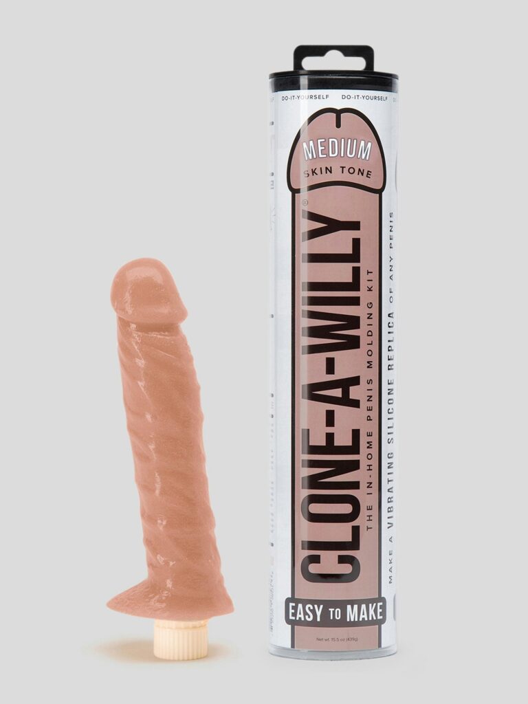 Clone-A-Willy Vibrator Molding Kit Medium Skin Tone - Make A Dildo Mold of Your Own Favorite Penis