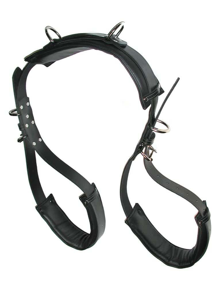 Deluxe Portable Leather Thigh Sling . Slide 2