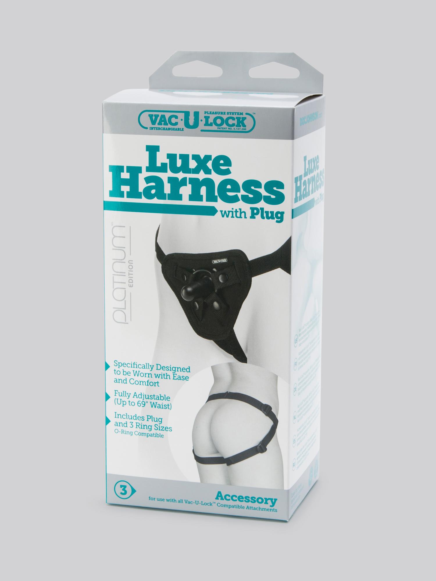 Vac-U-Lock Luxe Strap On Harness. Slide 4