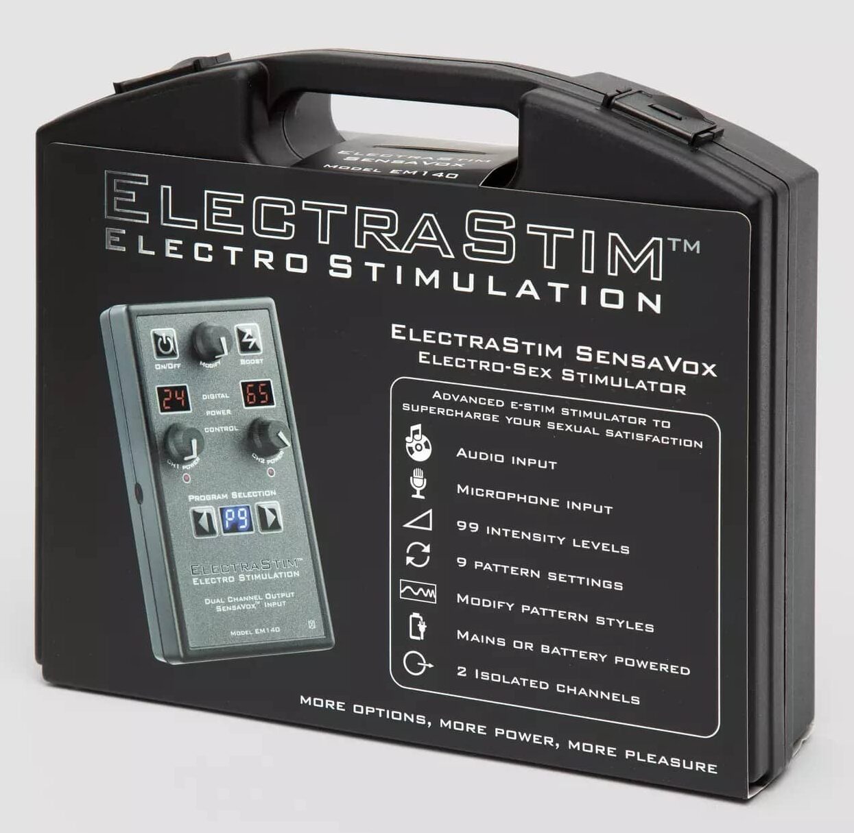 ElectraStim EM140 SensaVox Power Kit. Slide 2