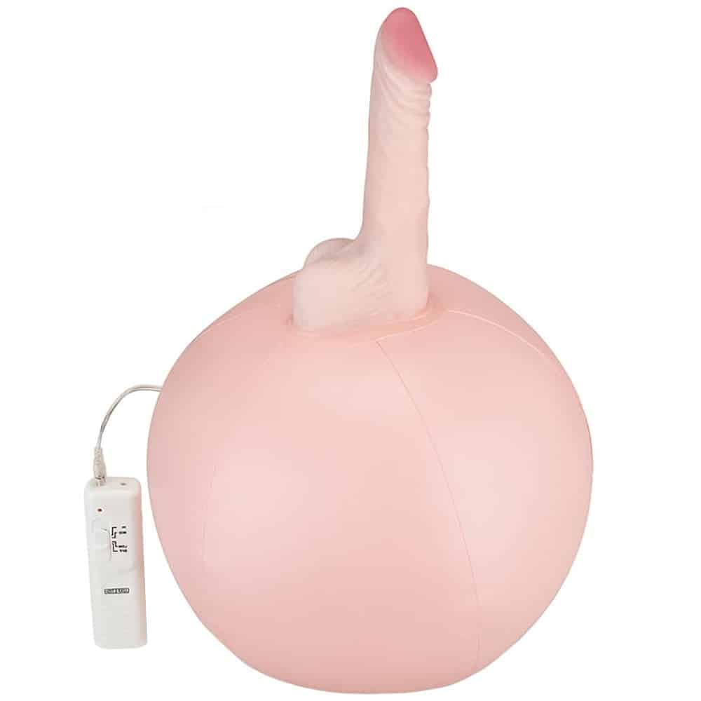 Electric Eel  Inflatable Sex Ball with Realistic Vibe