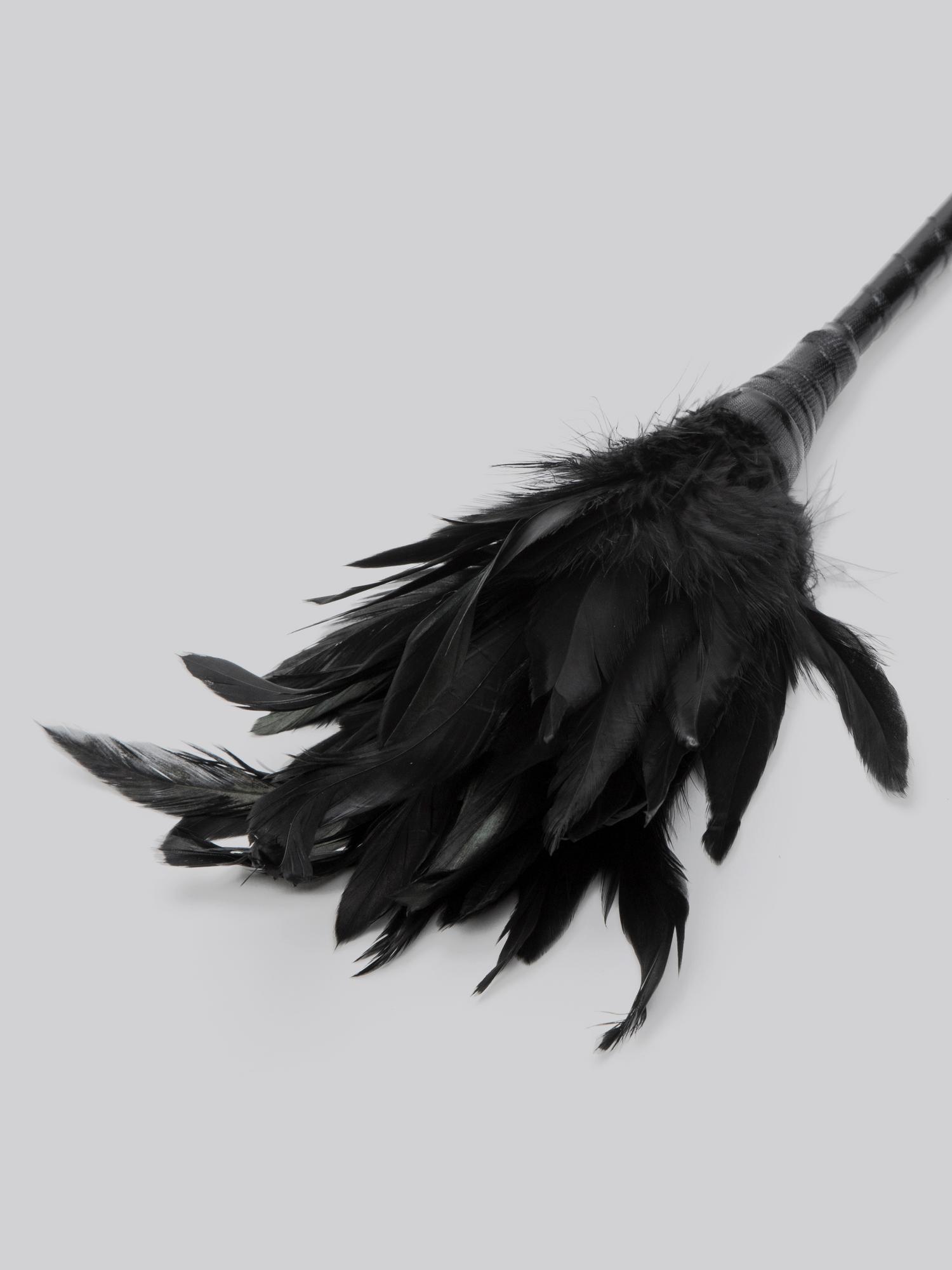 Fetish Fantasy Frisky Black Feather Tickler. Slide 3