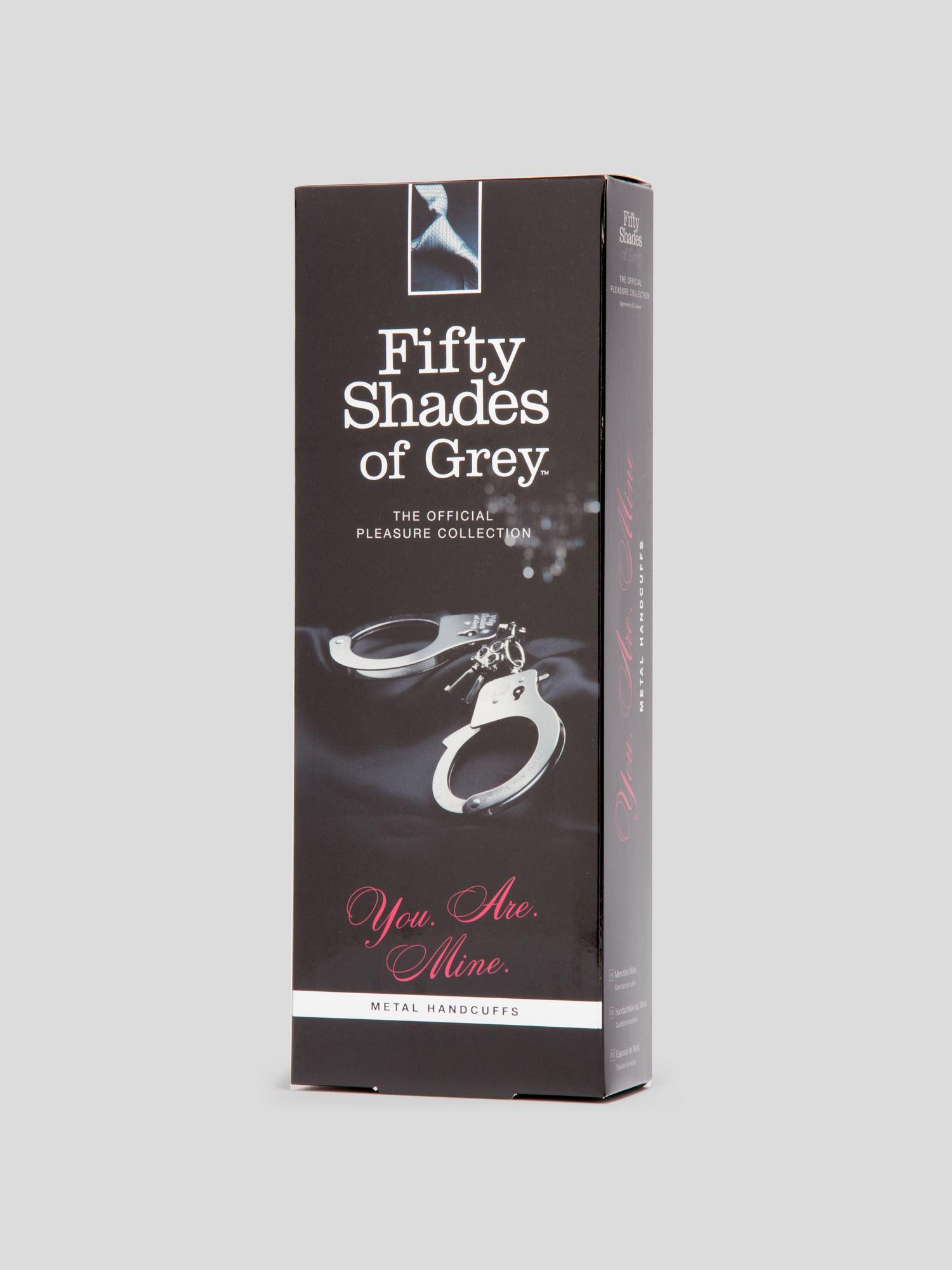 Fifty Shades of Grey You. Are. Mine. Metal Handcuffs. Slide 3