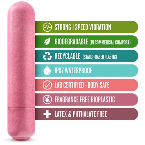 Blush Gaia Eco Biodegradable Bullet Vibrator. Slide 16