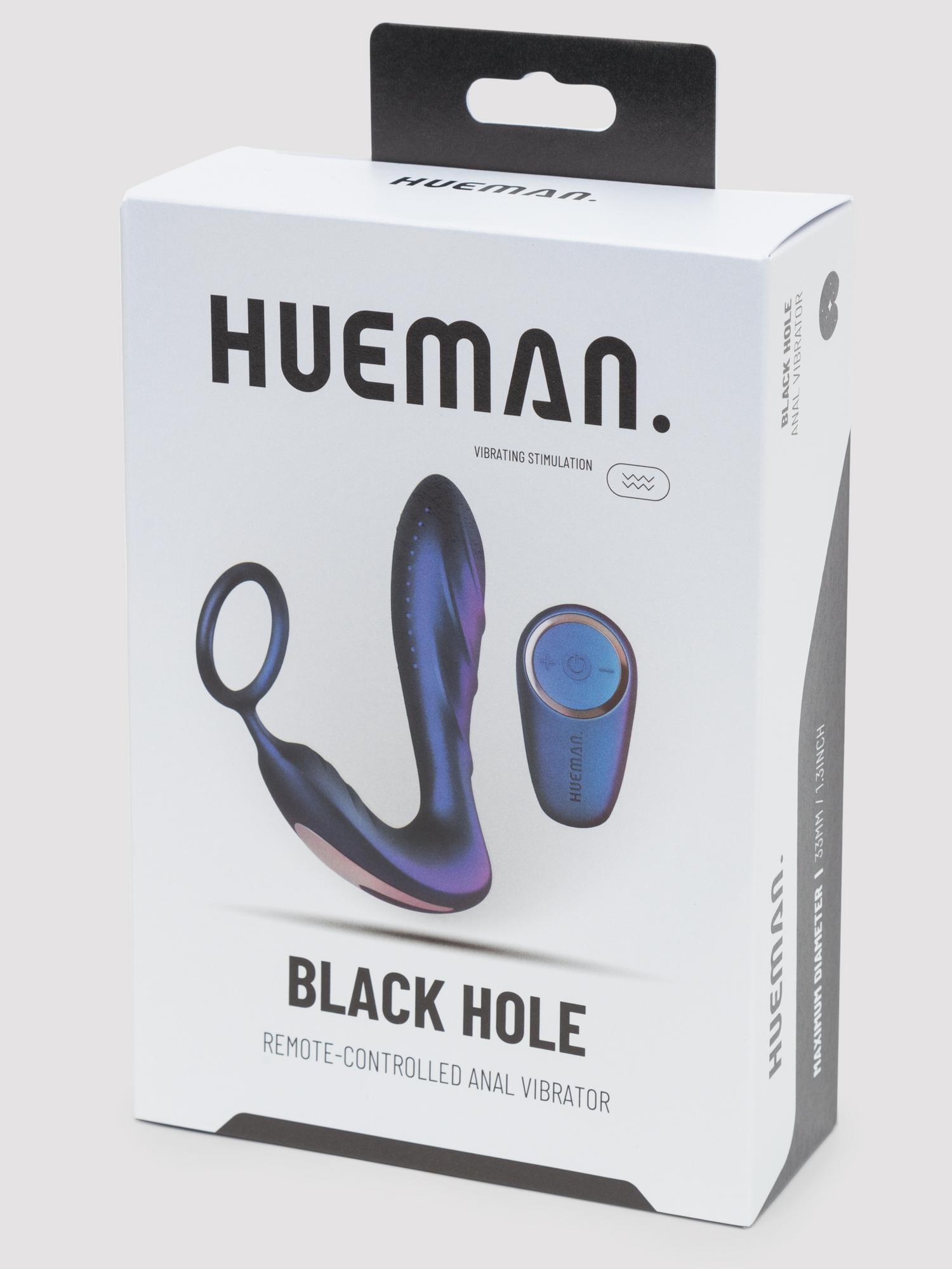 Hueman Black Hole Galactic Cock Ring Butt Plug. Slide 3