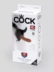 King Cock Strap-On Harness Kit with Ultra Realistic Dildo. Slide 5