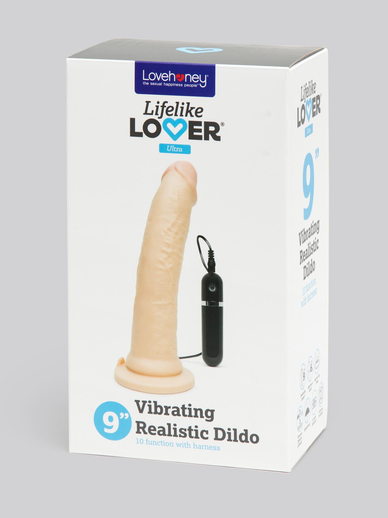 Lifelike Lover Ultra Realistic Dildo Vibrator Harness Kit. Slide 6