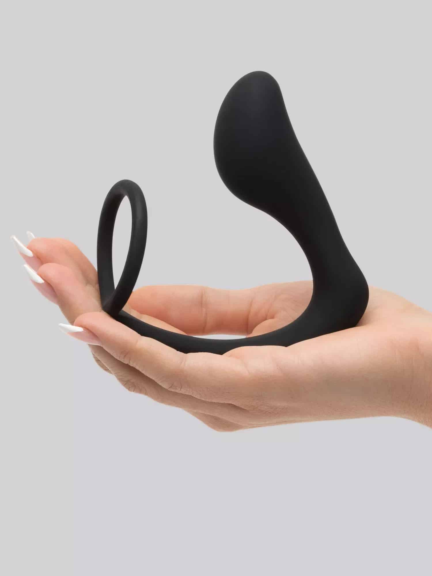 Lynk Plugged Cock Ring Prostate Massager. Slide 16