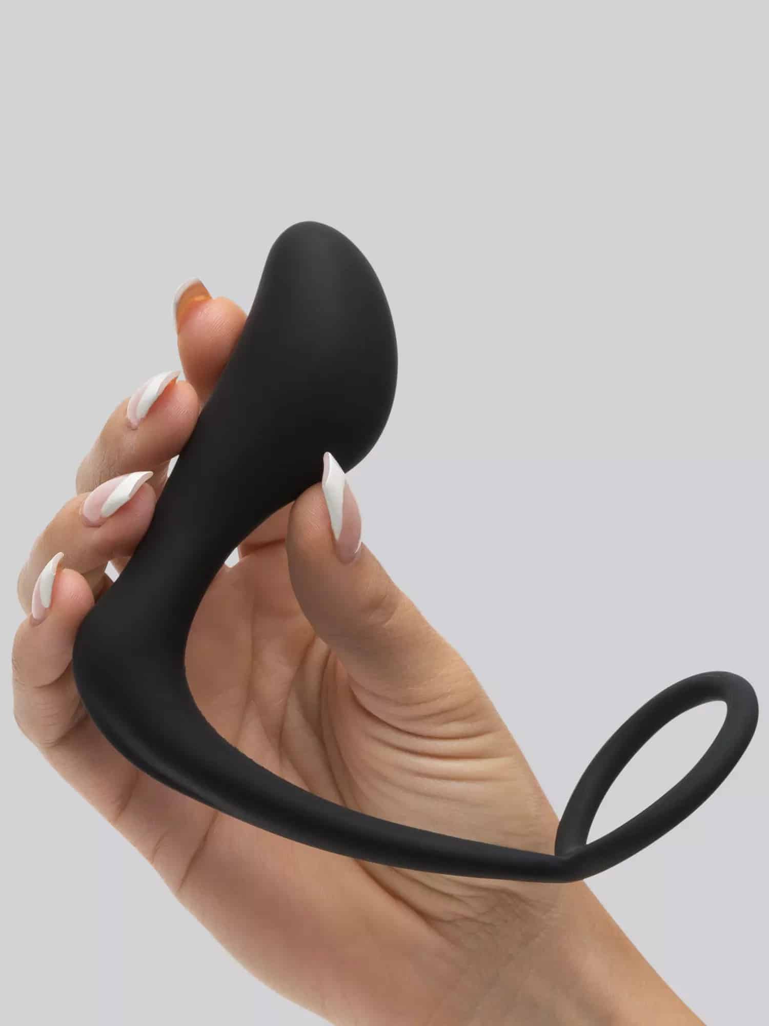 Lynk Plugged Cock Ring Prostate Massager. Slide 17