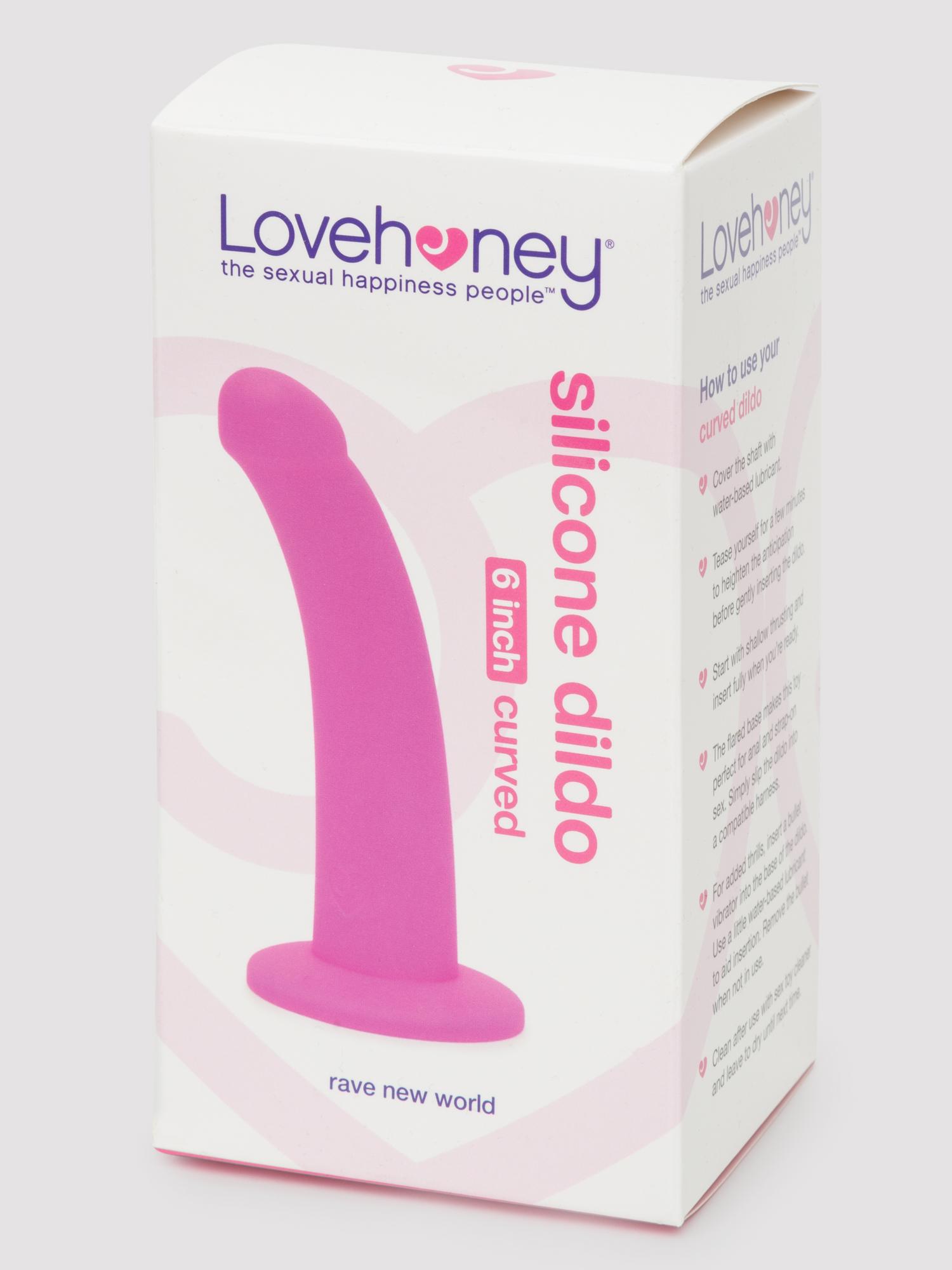 Lovehoney Pink Silicone Suction Cup Dildo. Slide 3