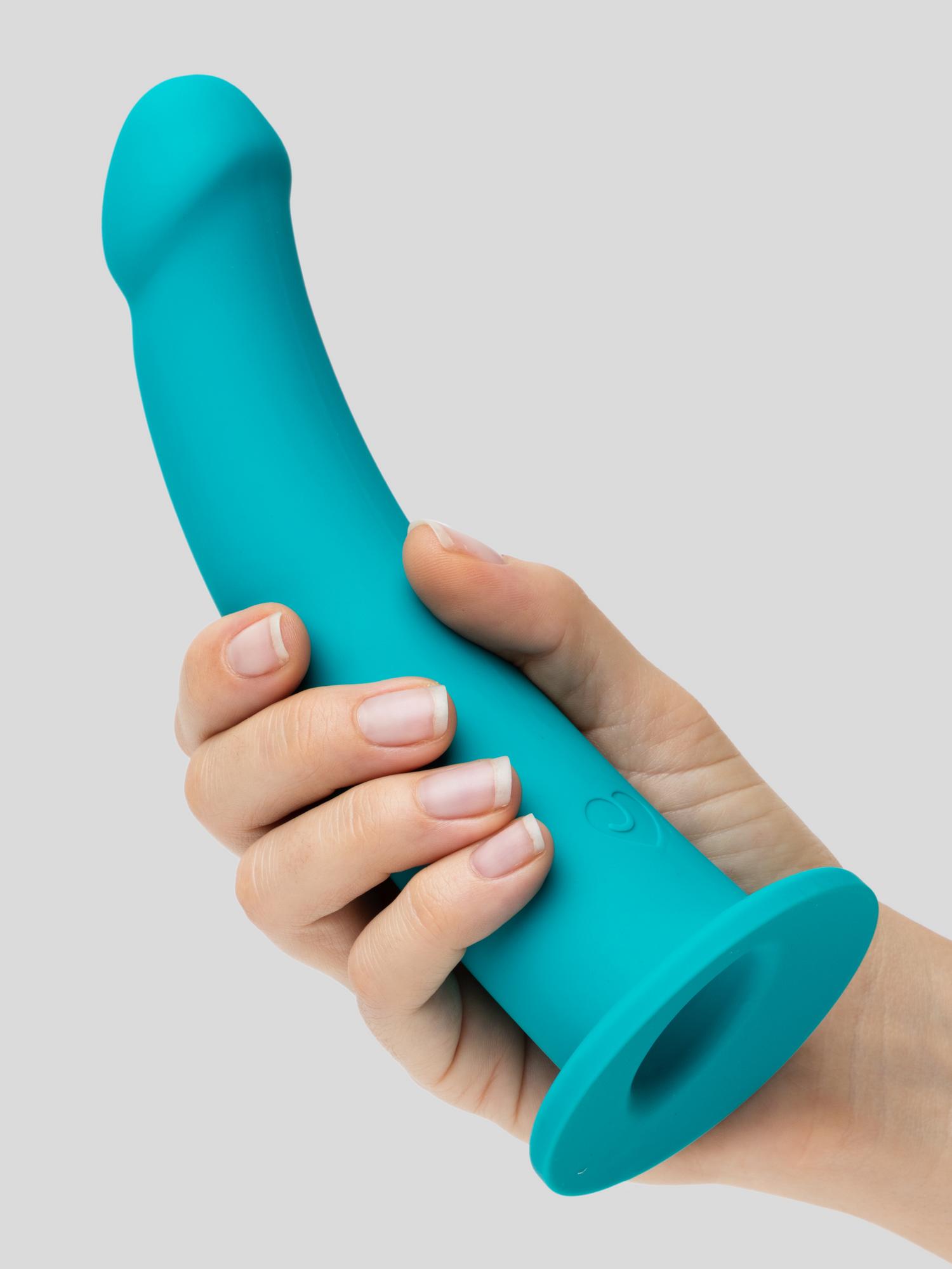 Lovehoney Curved Silicone Suction Cup Dildo. Slide 4
