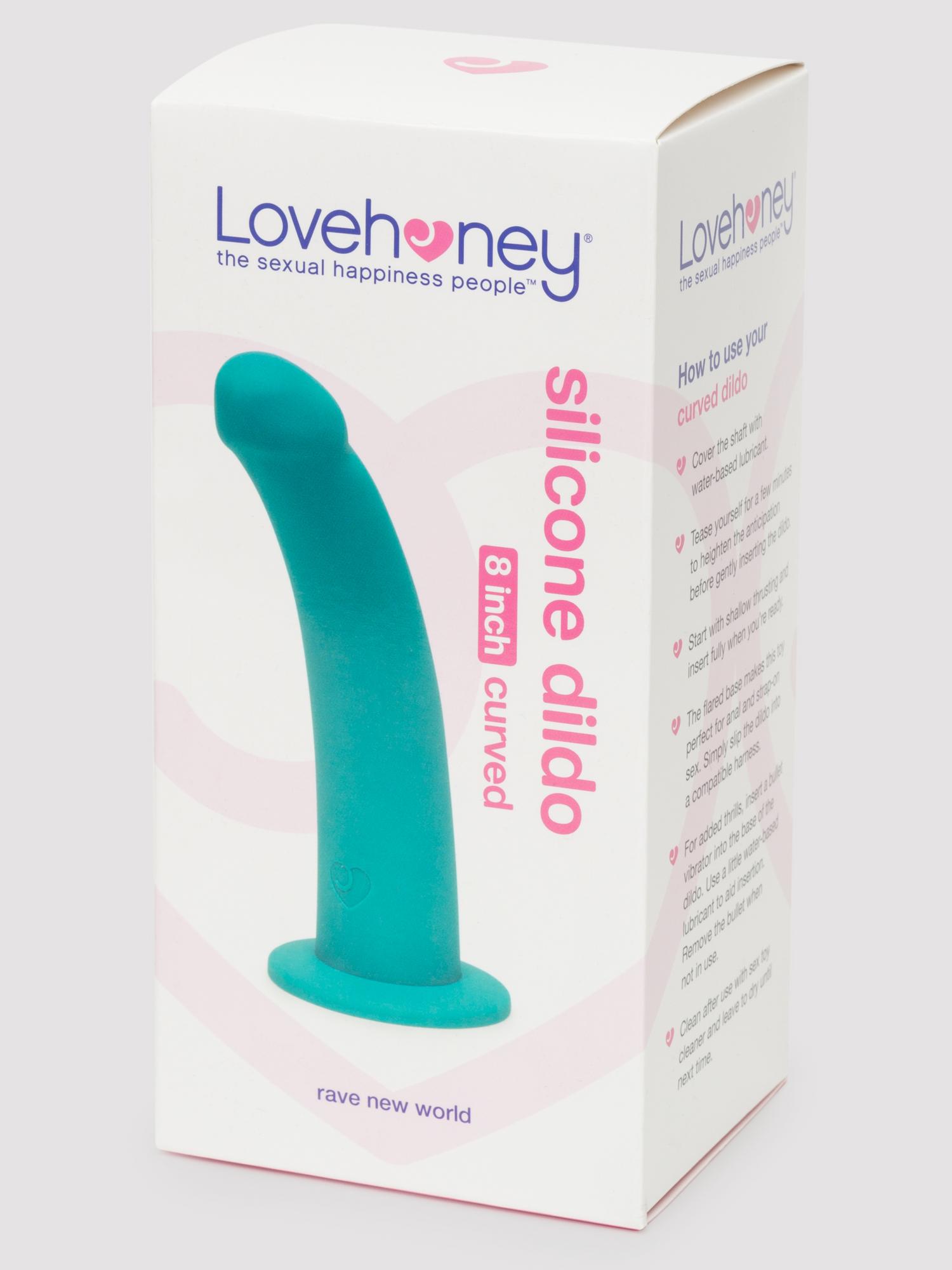 Lovehoney Curved Silicone Suction Cup Dildo. Slide 5
