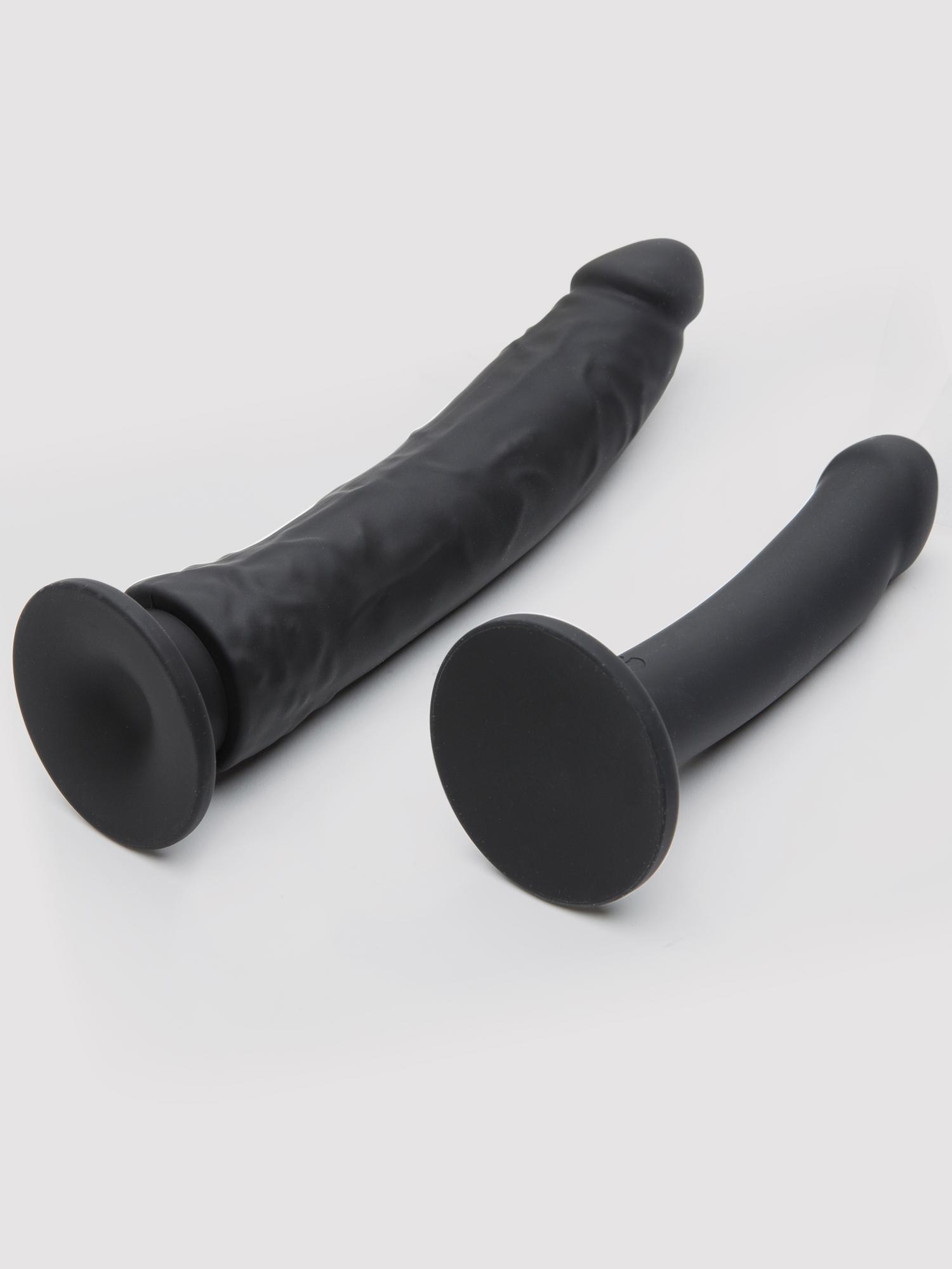  Lovehoney Deluxe Strap-On Harness Kit with 2 Silicone Dildos . Slide 2