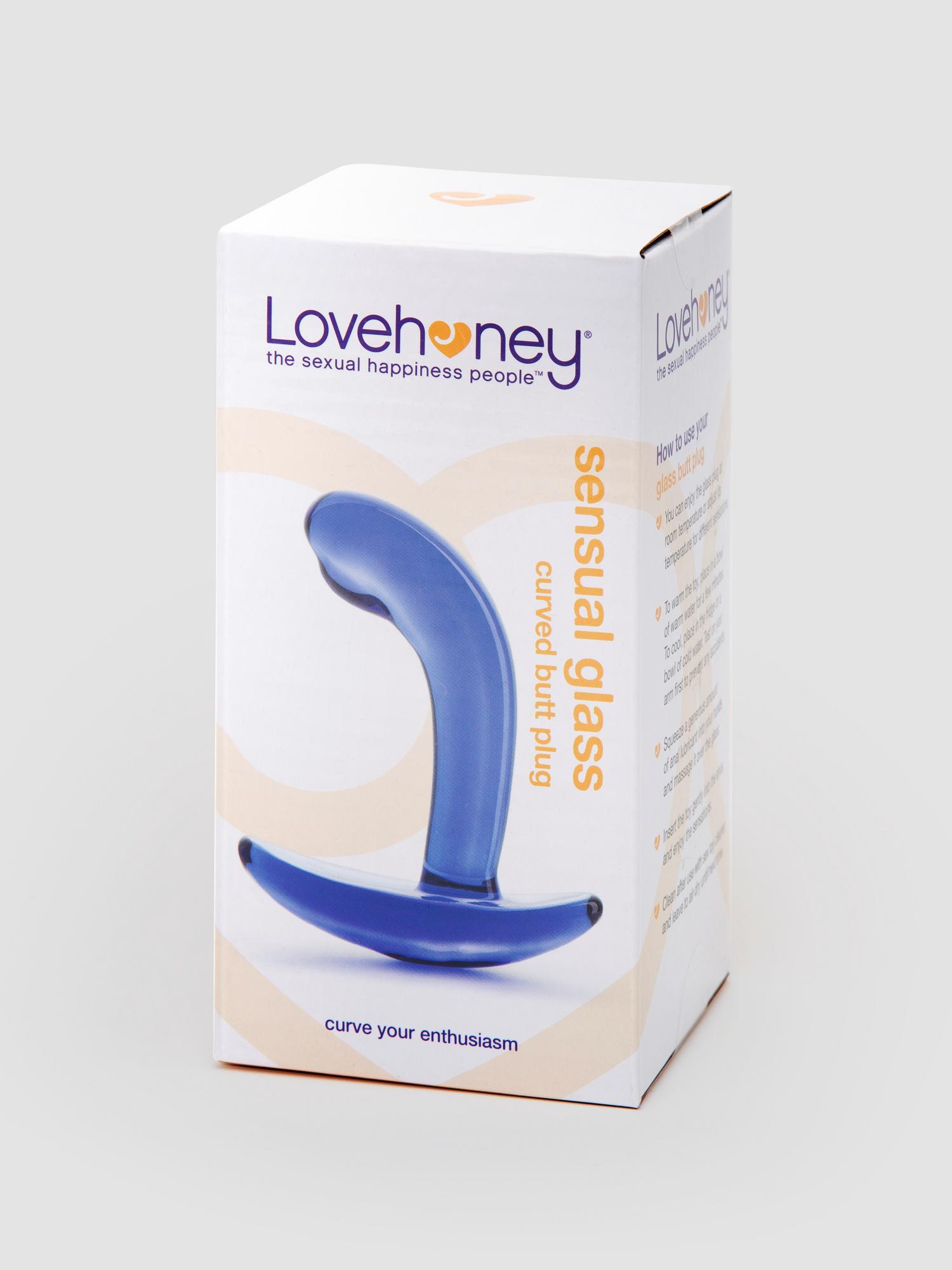 Lovehoney Sensual Glass Butt Plug. Slide 5