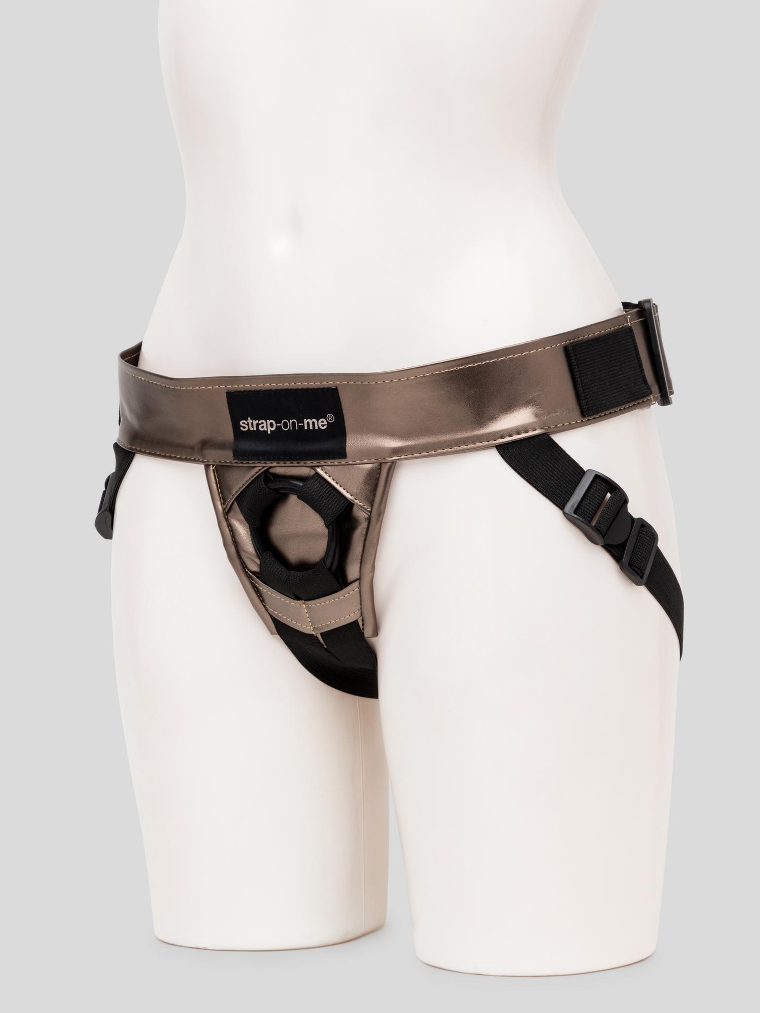 Strap-On-Me Vegan Leather Harness Curious. Slide 3
