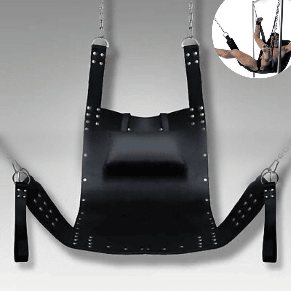 Strict Leather Premium Sex Sling + Chain Kit. Slide 3