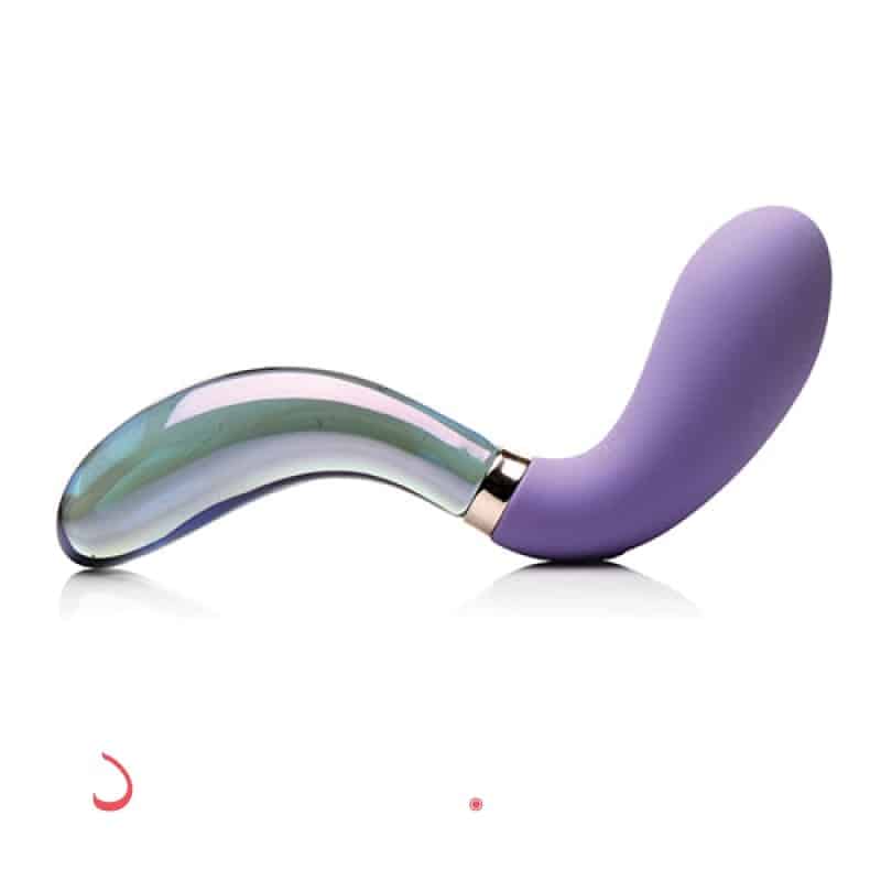 Prisms Vibra-glass Dual-Ended Wavy Silicone-glass Vibrator. Slide 2