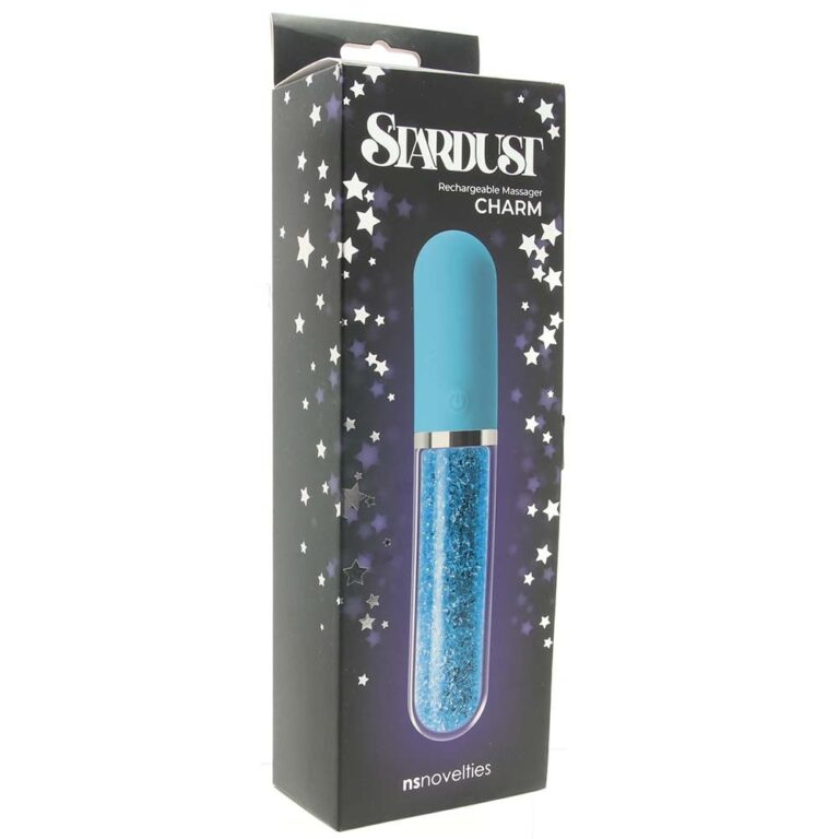Stardust Charm Silicone & Glass Rechargeable Vibrator - Black Review