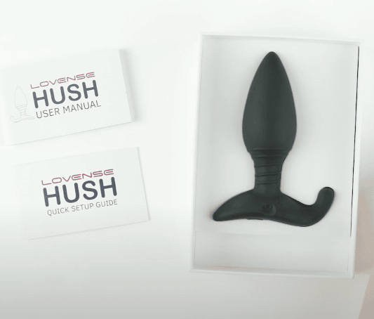 Lovense Hush App Controlled Rechargeable Vibrating Butt Plug. Slide 14