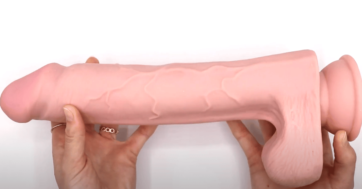 King Cock Ultra Realistic Dildo with Balls (12 Inch). Slide 4