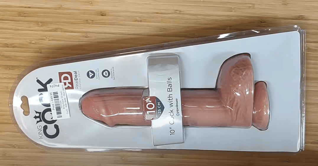 King Cock Ultra Realistic Dildo with Balls (12 Inch). Slide 2