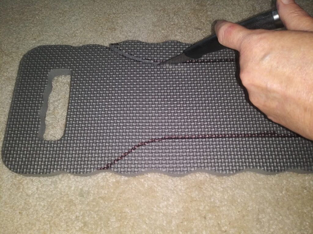 Squiggle Velcro Lacing Board