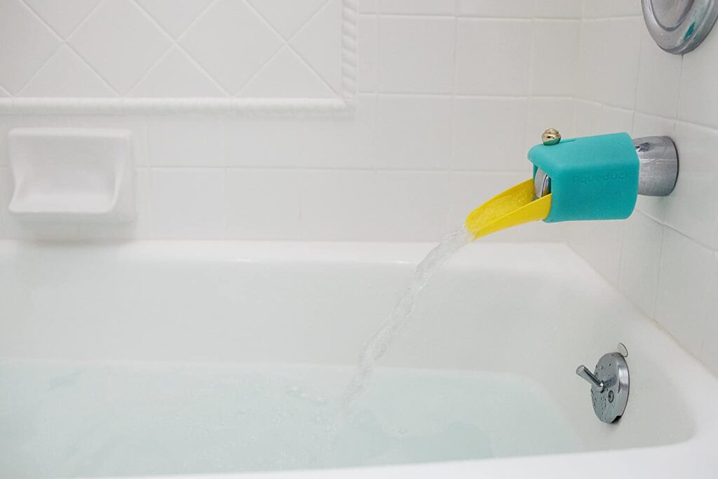Bath spout extender for a water DIY vibrator