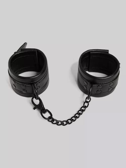 Bondage Boutique Faux Leather Wrist Cuffs. Slide 2