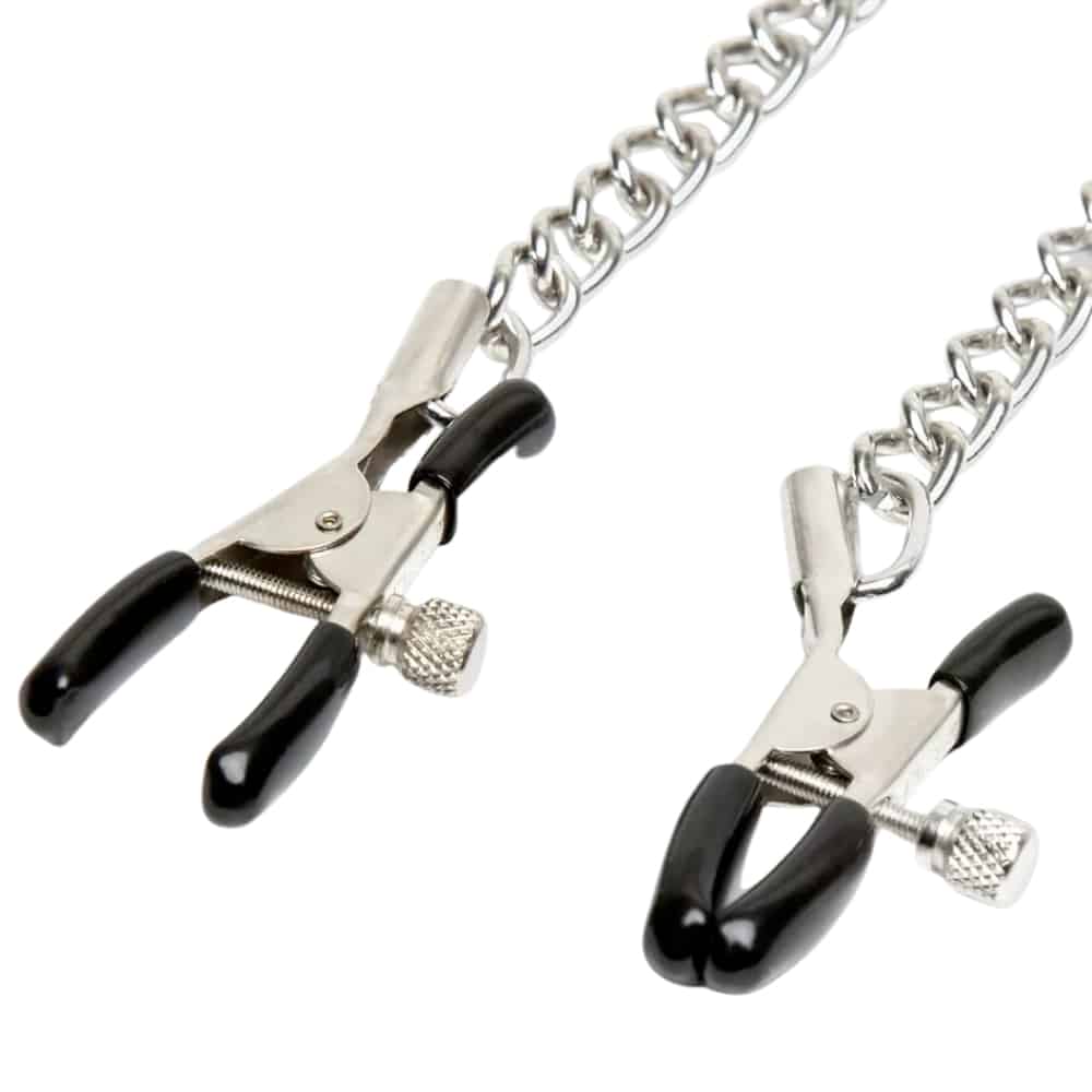 DOMINIX Deluxe Ball Gag with Nipple Clamps. Slide 10