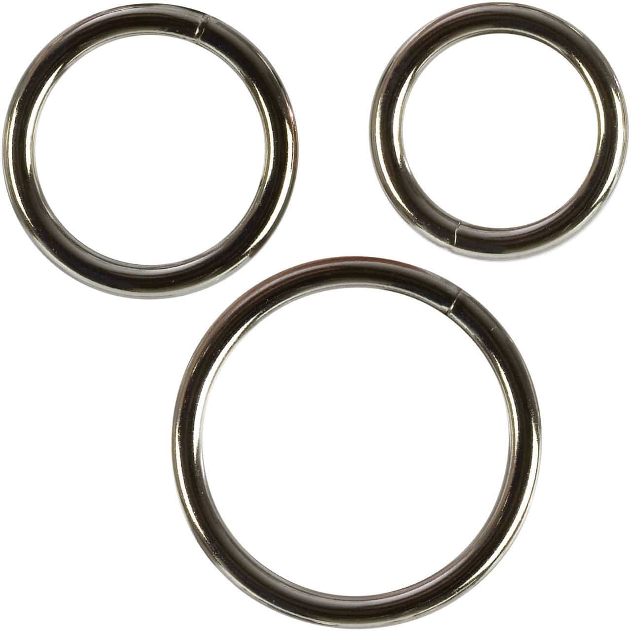 Cal Exotics Silver O-rings 3-piece set