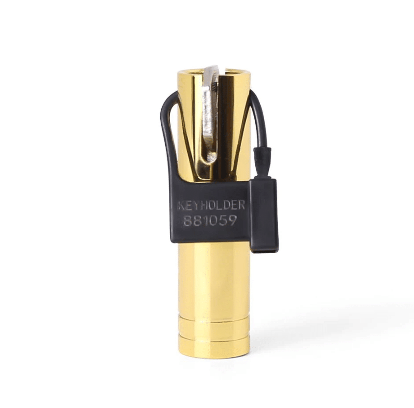 Gold Steel Chastity Key Container Emergency Key Lock