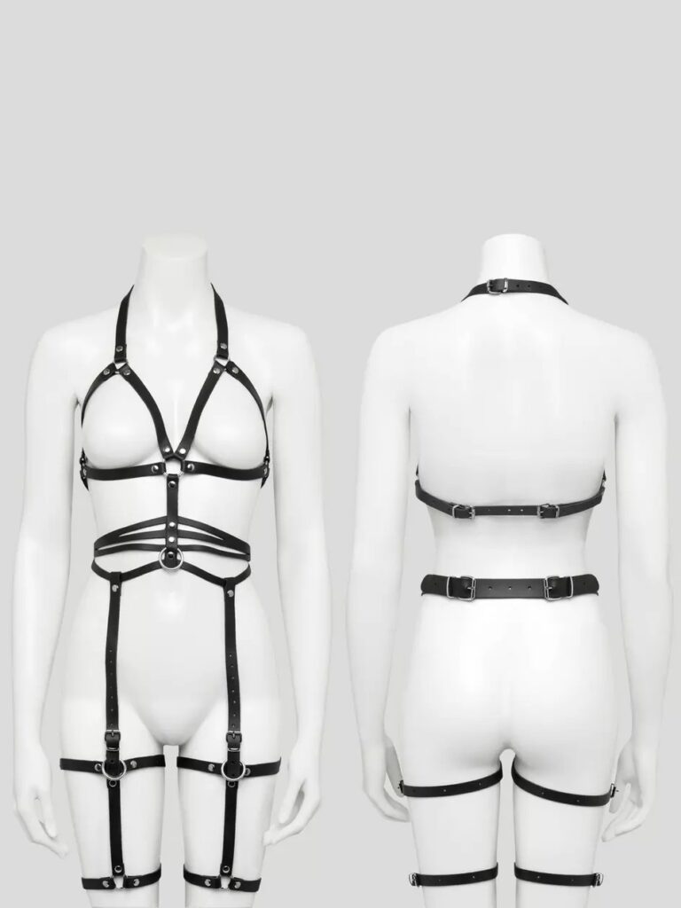 Leather Full Body and Leg Harness - Body Harnesses to Complete the Outfit