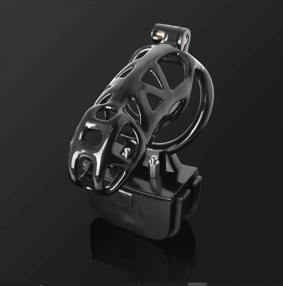 Electric shock chastity cage