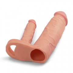 Double Cock Sleeve - Types of Penis Sleeve Products