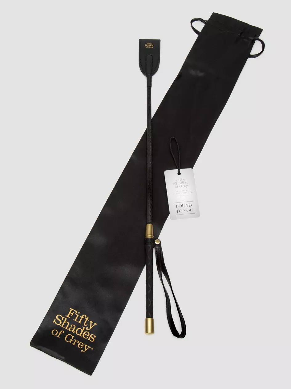 Fifty Shades of Grey Bound to You Faux Leather Riding Crop. Slide 4