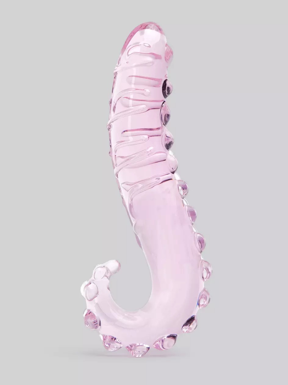 Compare Tentacle Textured Glass Dildo