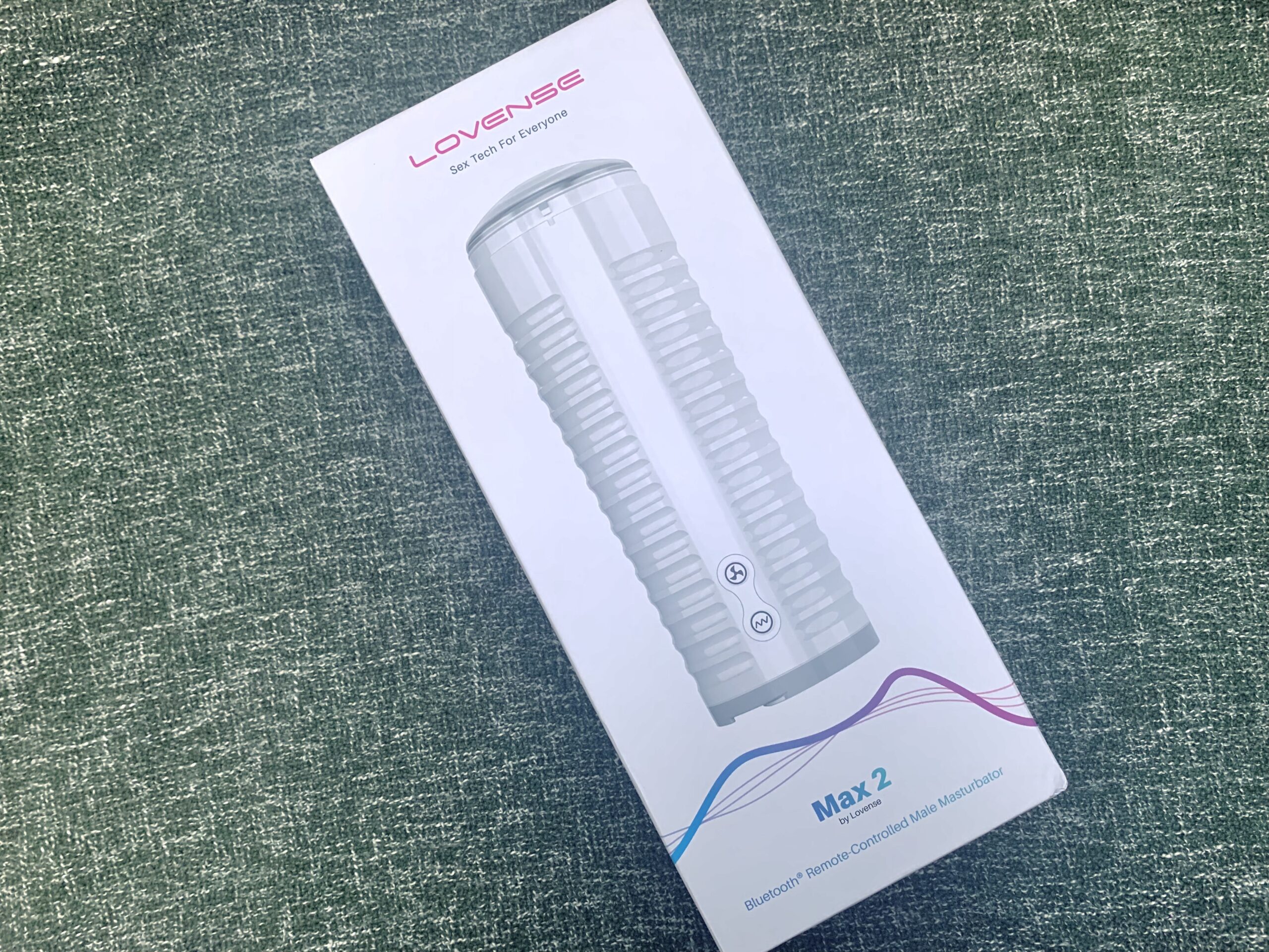 Lovense Max 2 App Controlled Rechargeable Vibrating Male Masturbator. Slide 6