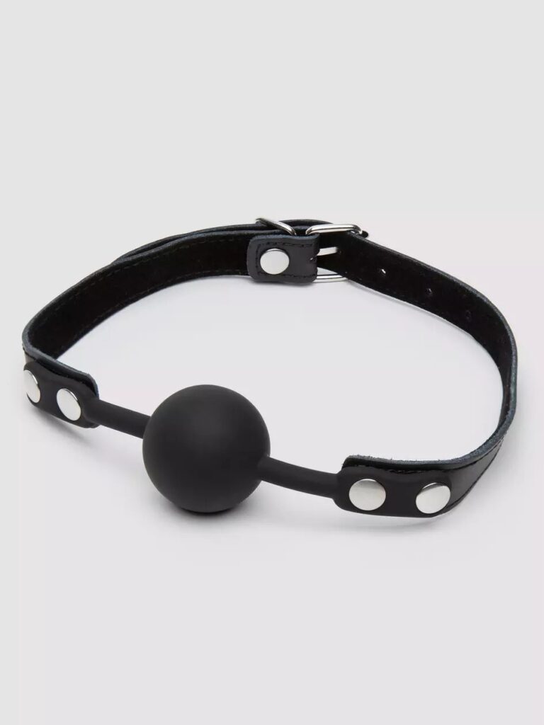 Faux Leather Silicone Ball Gag - Want to Make your Own Over The Door Restraints at Home? 