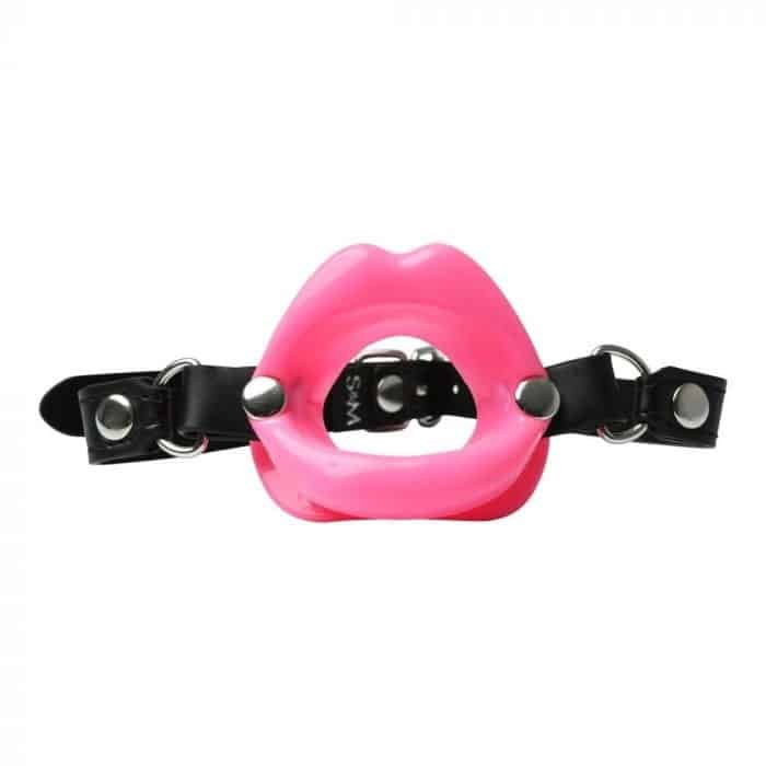 S&M Silicone Lips Open Mouth Gag. Slide 11